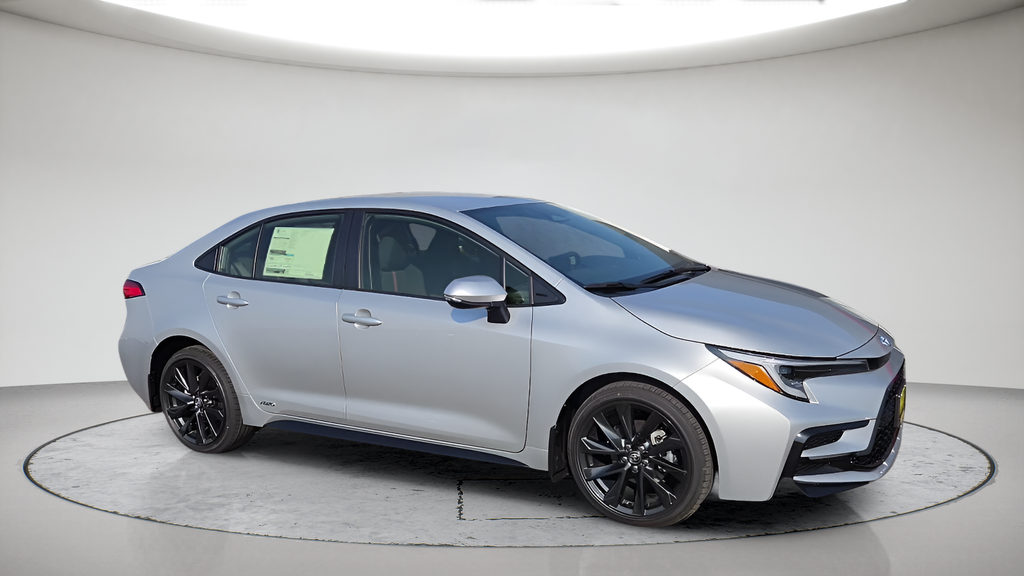 New 2026 Classic Silver Metallic Toyota Hybrid SE image 3
