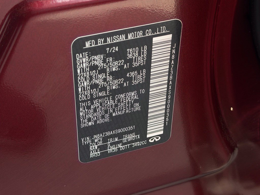 2025 INFINITI QX80 Luxe - Photo 23