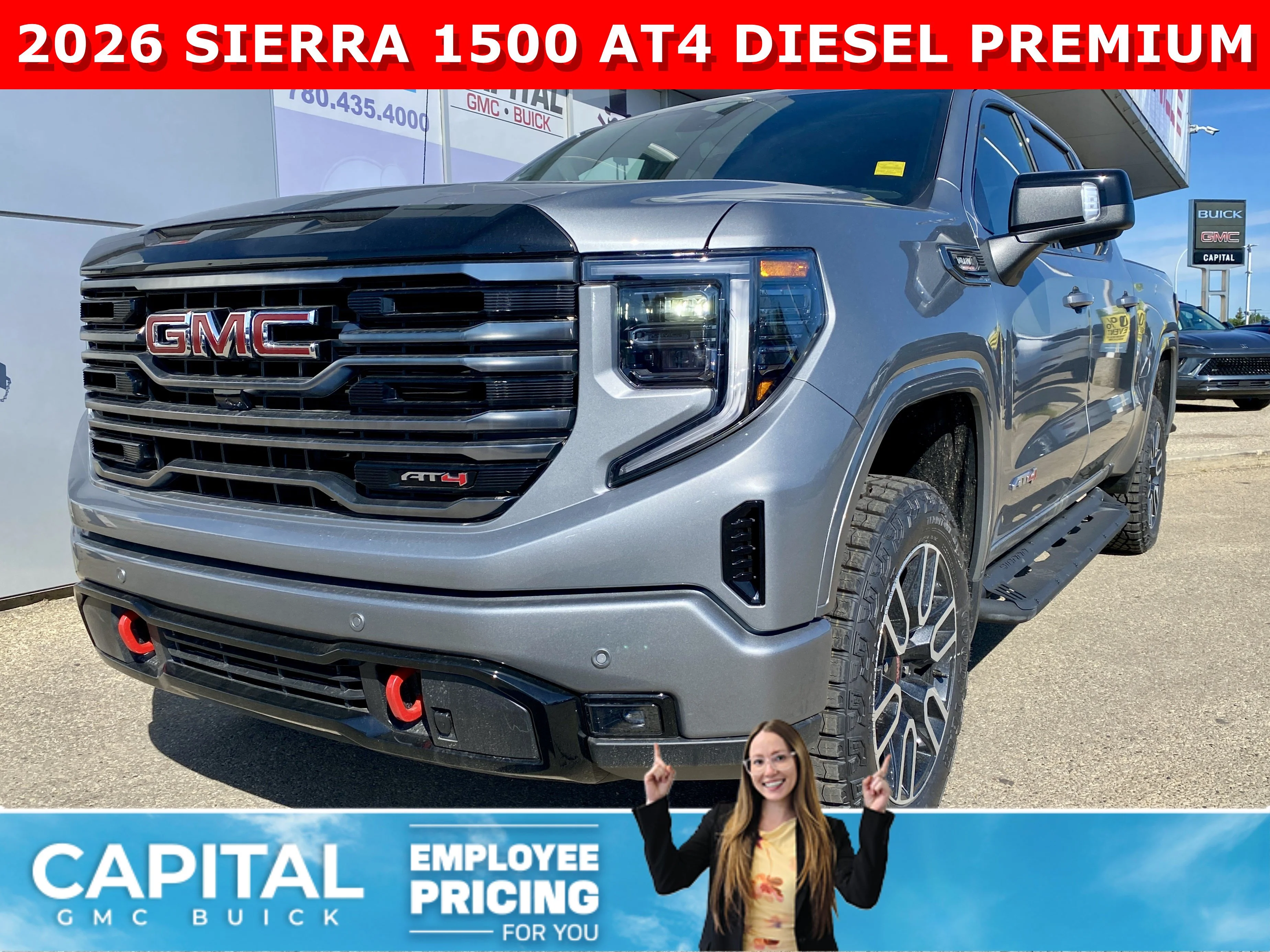 New 2026 STERLING METALLIC GMC AT4 image 1