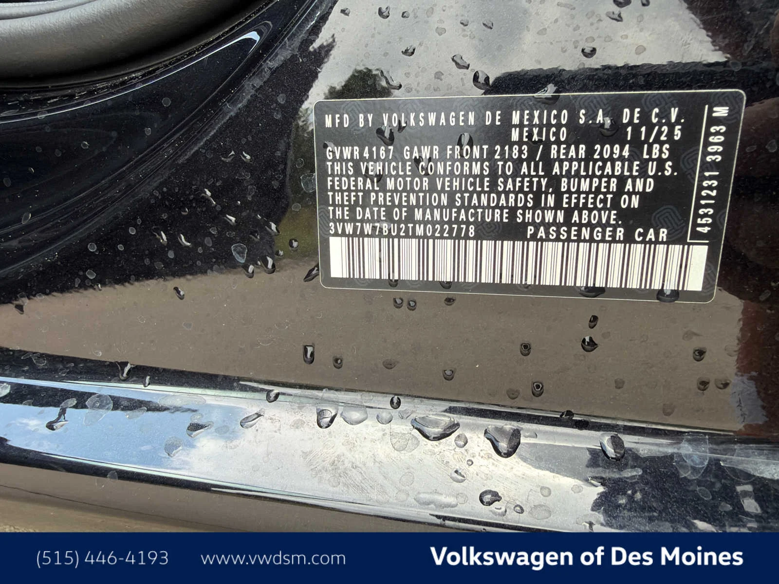 New 2026 Deep Black Pearl Volkswagen SE image 20