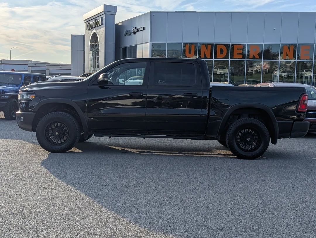 Used 2025 Black RAM Rebel - - Hurricane Twin Turbo - 4x4 - Crew Cab - Trailer Brake Ctrl & More! image 5
