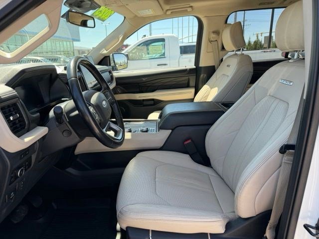 Used 2023 Star White Metallic Tri-Coat Ford Platinum image 7