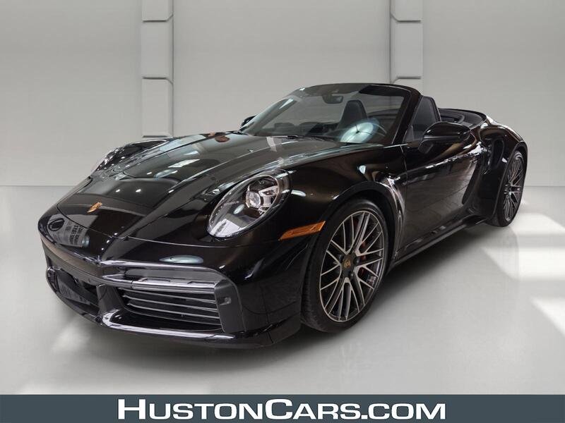 Used 2022 Black PORSCHE TURBO CABRIOLET image 1