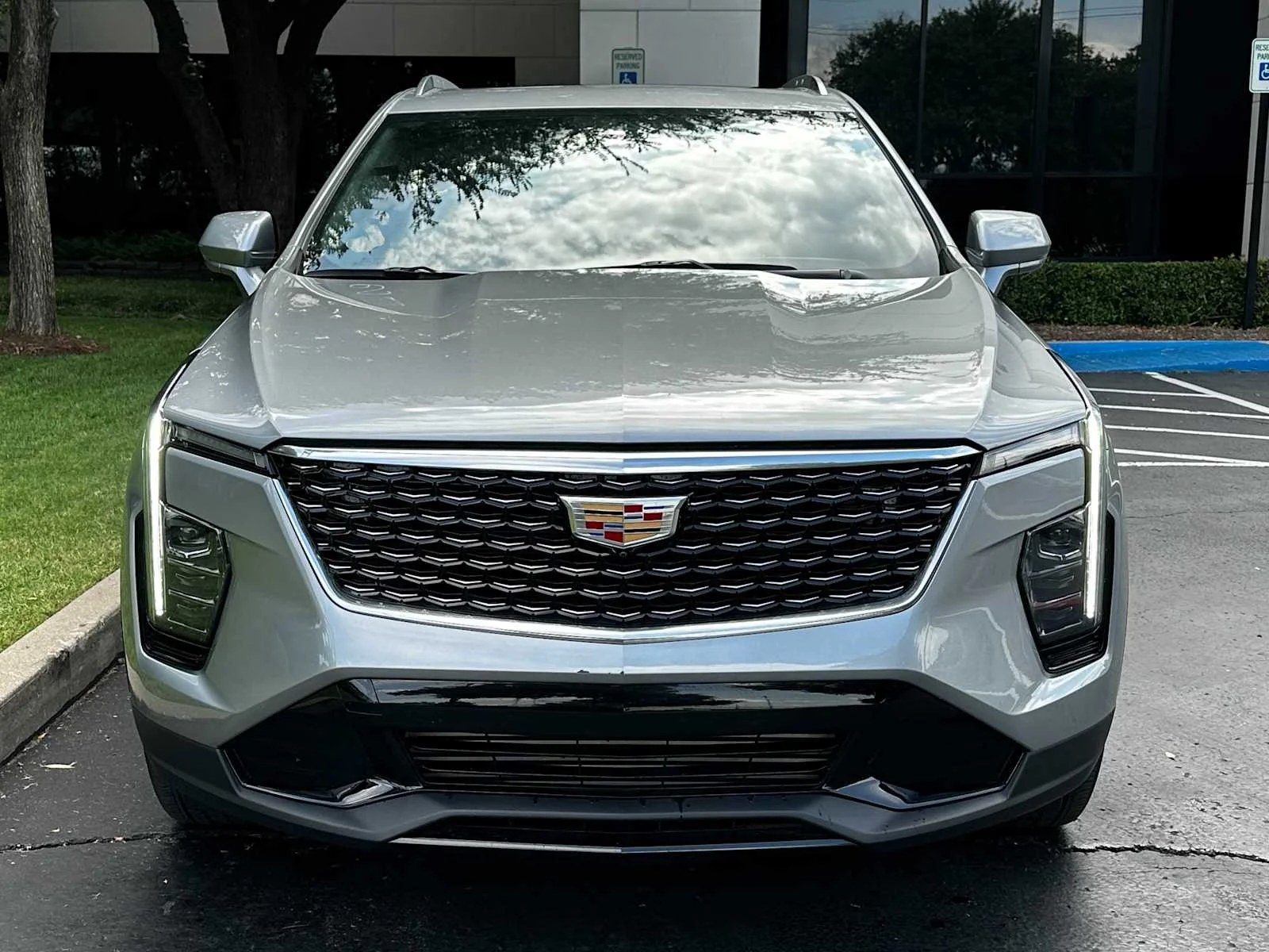 Used 2024 Argent Silver Metallic Cadillac Premium Luxury image 2
