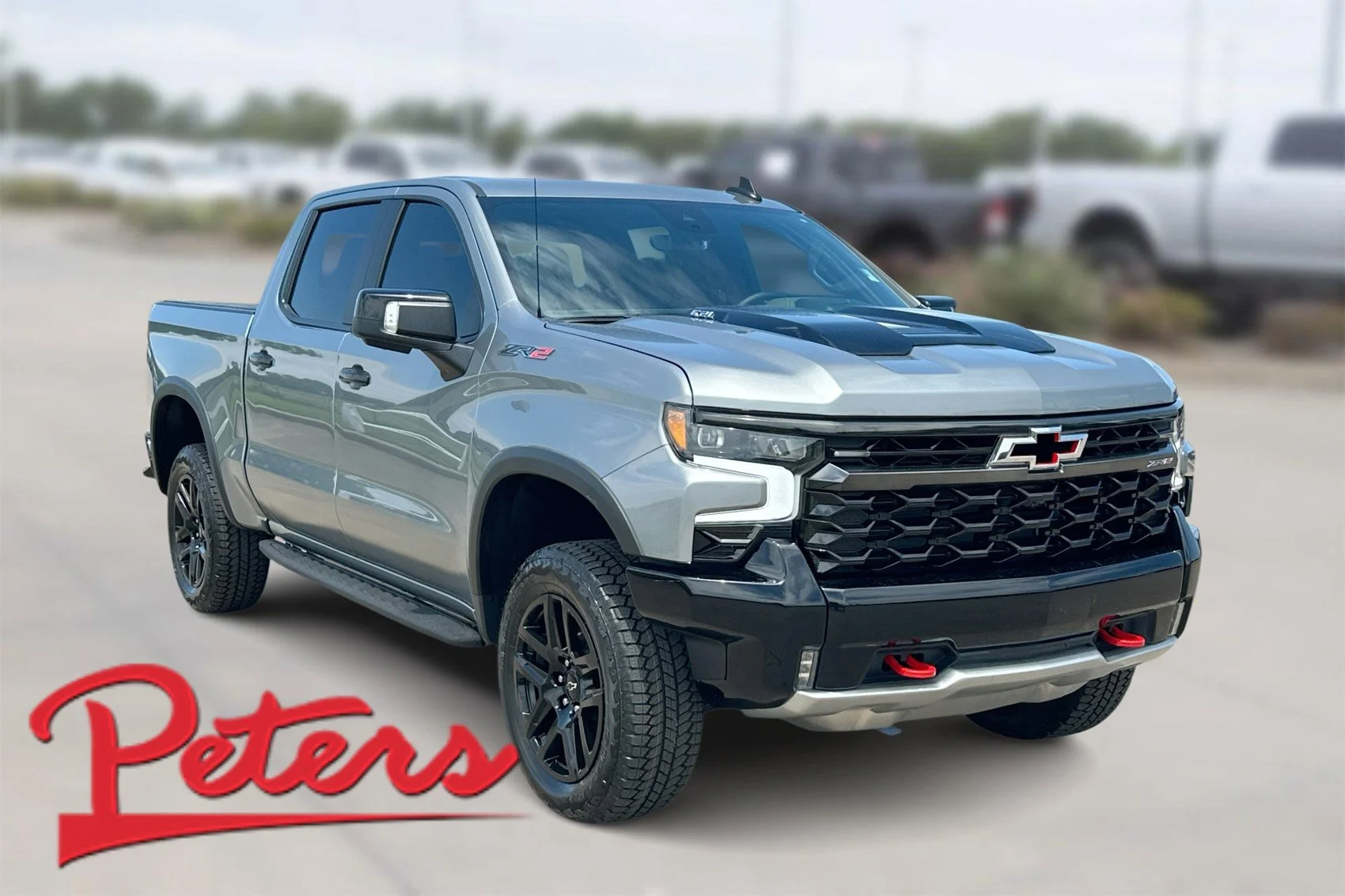 Used 2024 Sterling Gray Metallic Chevrolet ZR2 image 1