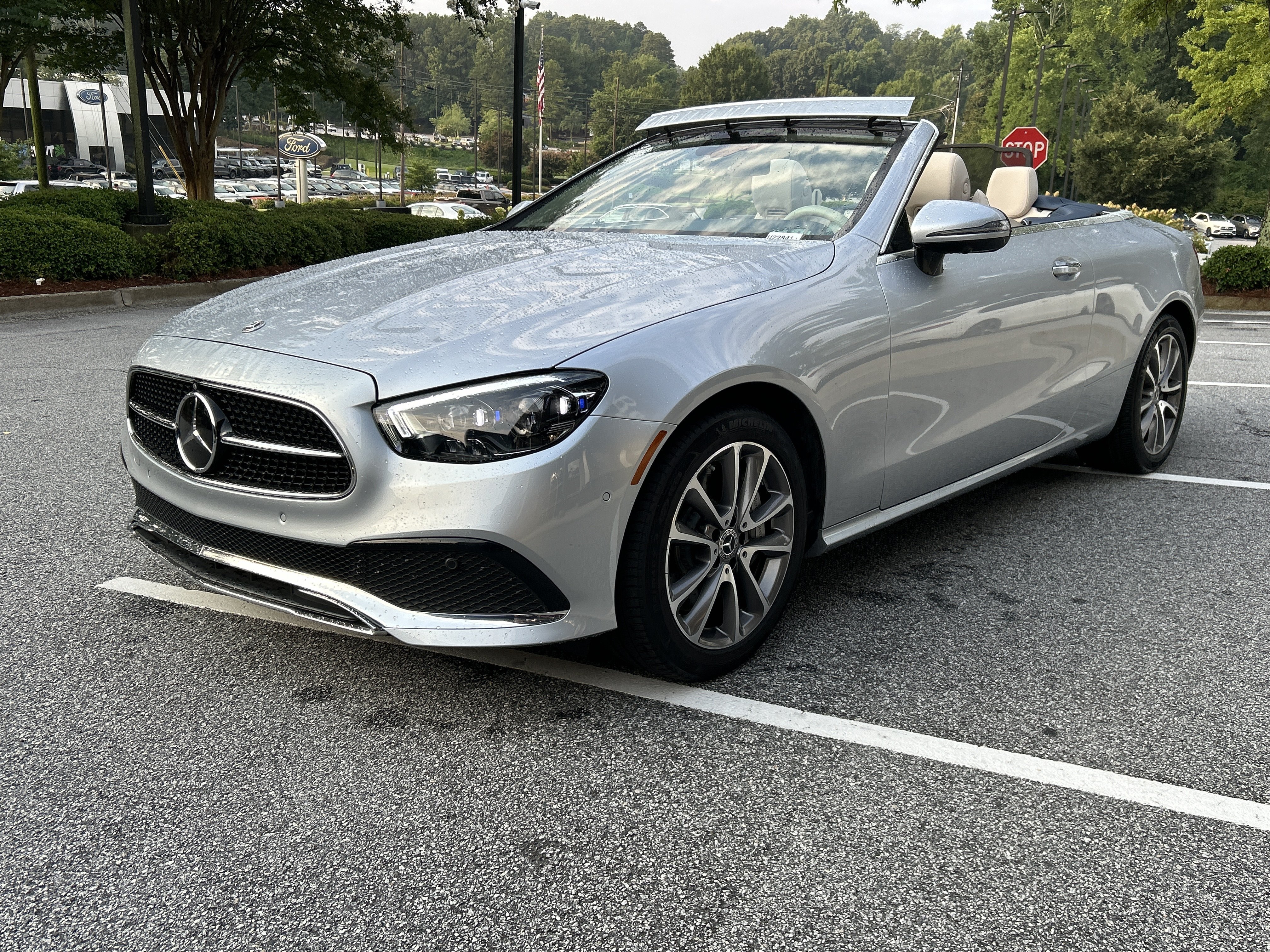 Certified Used 2023 Cirrus Silver Metallic Mercedes-Benz E 450 Cabriolet image 3