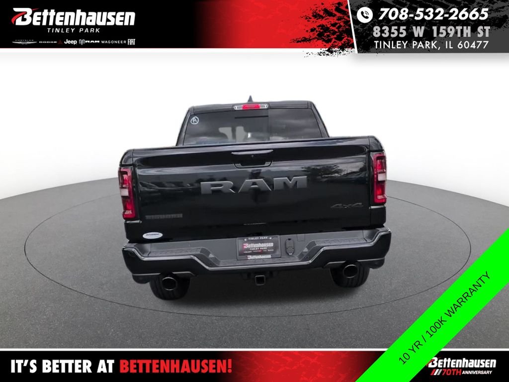 New 2026 Diamond Black Crystal Pearlcoat RAM Big Horn image 7