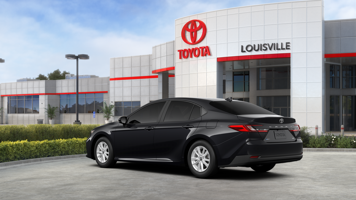 New 2026 Midnight Black Metallic Toyota LE image 6