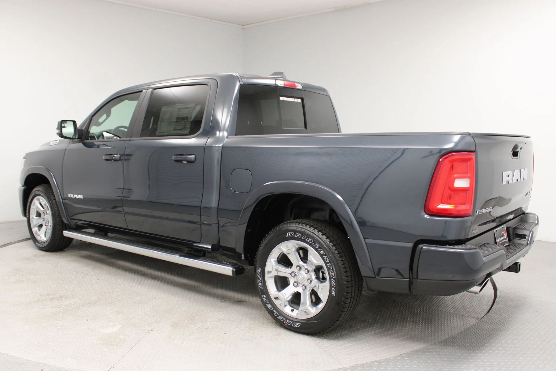 New 2026 Forged Blue Metallic Exterior Paint RAM Big Horn 4x4 Crew Cab 5