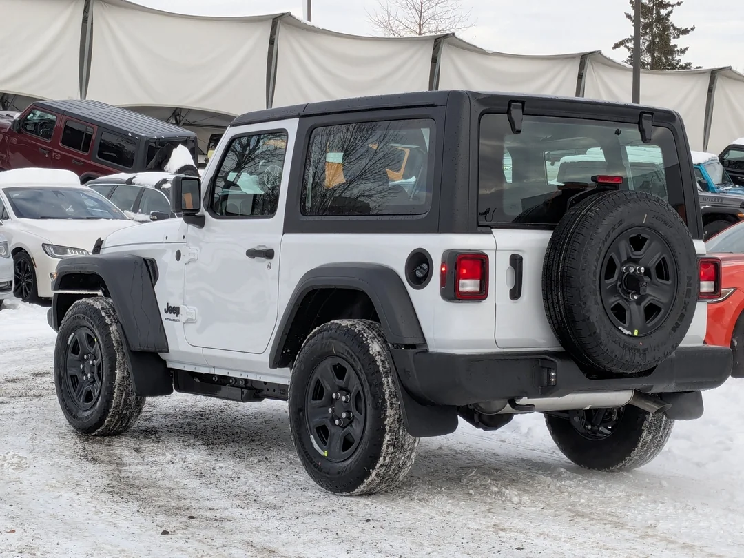 New 2026 White Jeep Sport - - 4x4 - 2.0L Turbo Engine - 12.3 Uconnect 5 Display - Black Freedom Hardtop & More! image 6