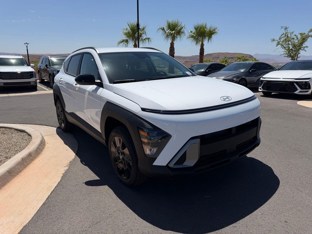 New 2027 White Hyundai SEL Sport image 3