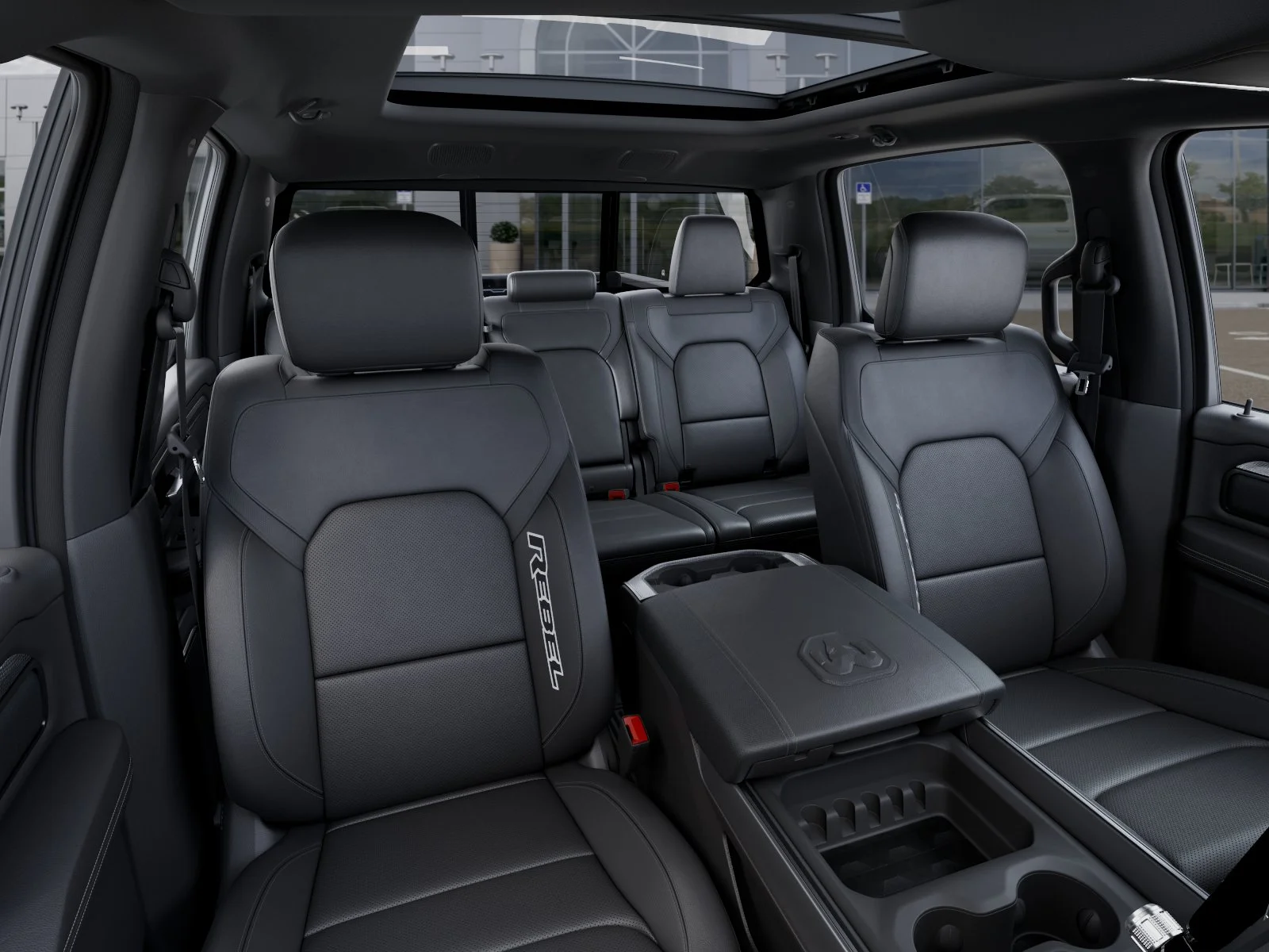 New 2026 Diamond Black Crystal Pearl-Coat Exterior Paint RAM Rebel image 43