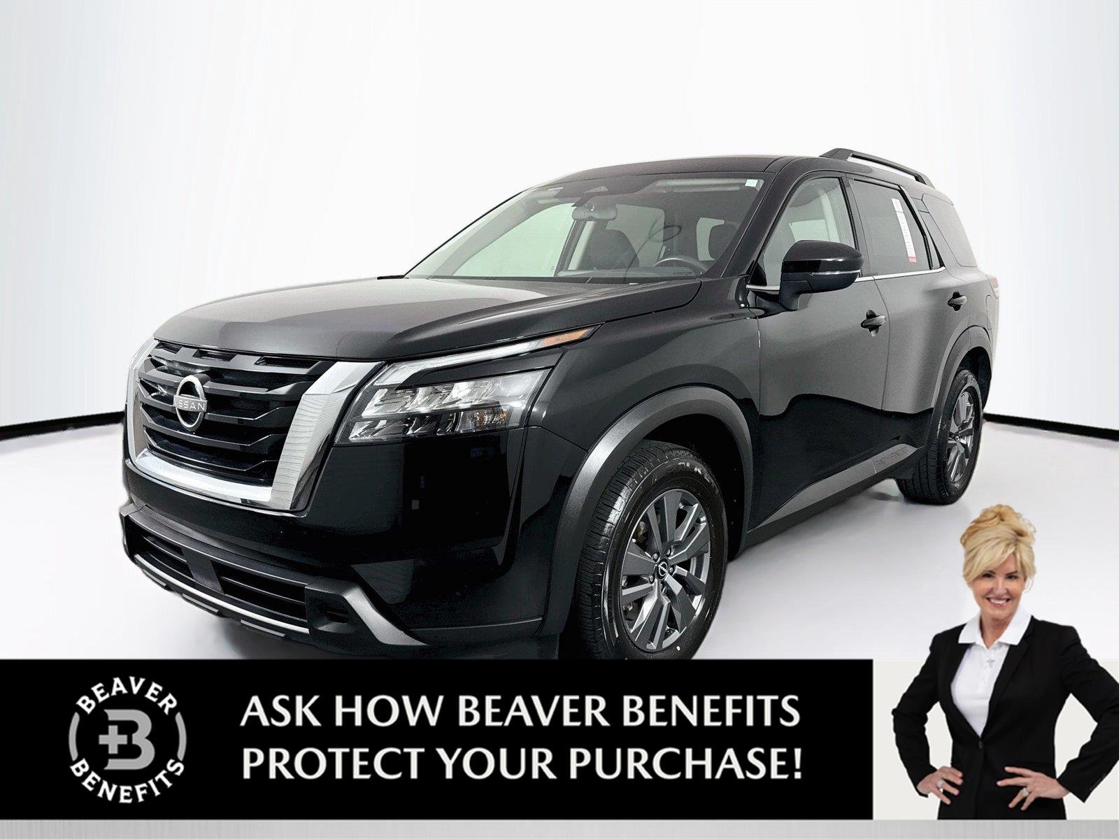 Used 2024 Super Black Nissan SV image 1