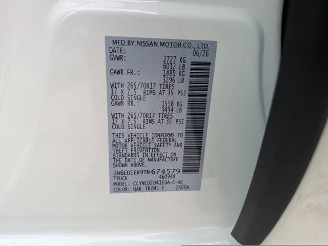 New 2026 White Nissan PRO-4X image 38