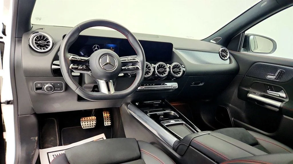 Used 2025 Polar White Mercedes-Benz GLA 250 4MATIC SUV w/ AMG® Night Pkg & Burmester Audio image 12