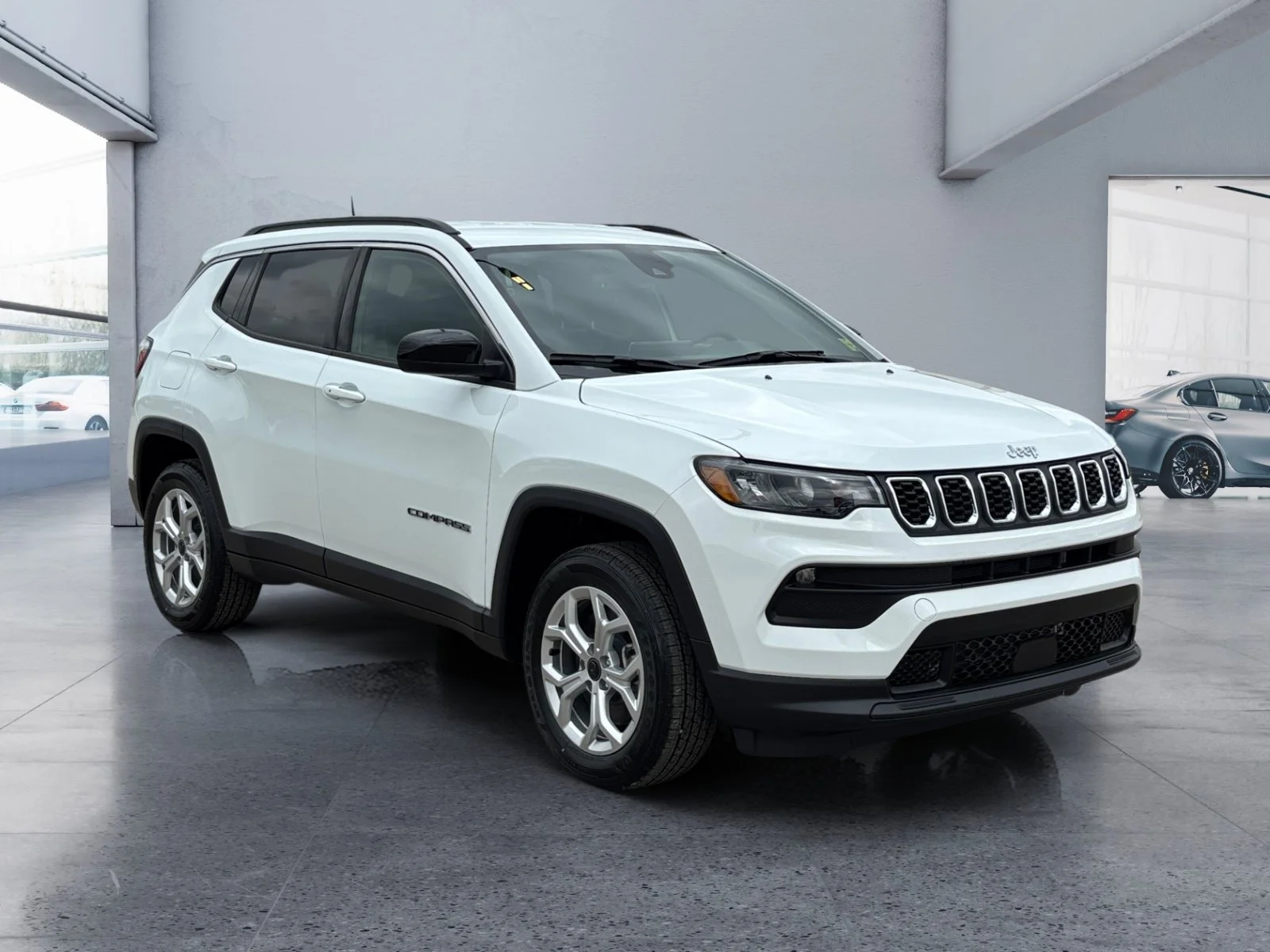 New 2026 Bright White Jeep North image 7