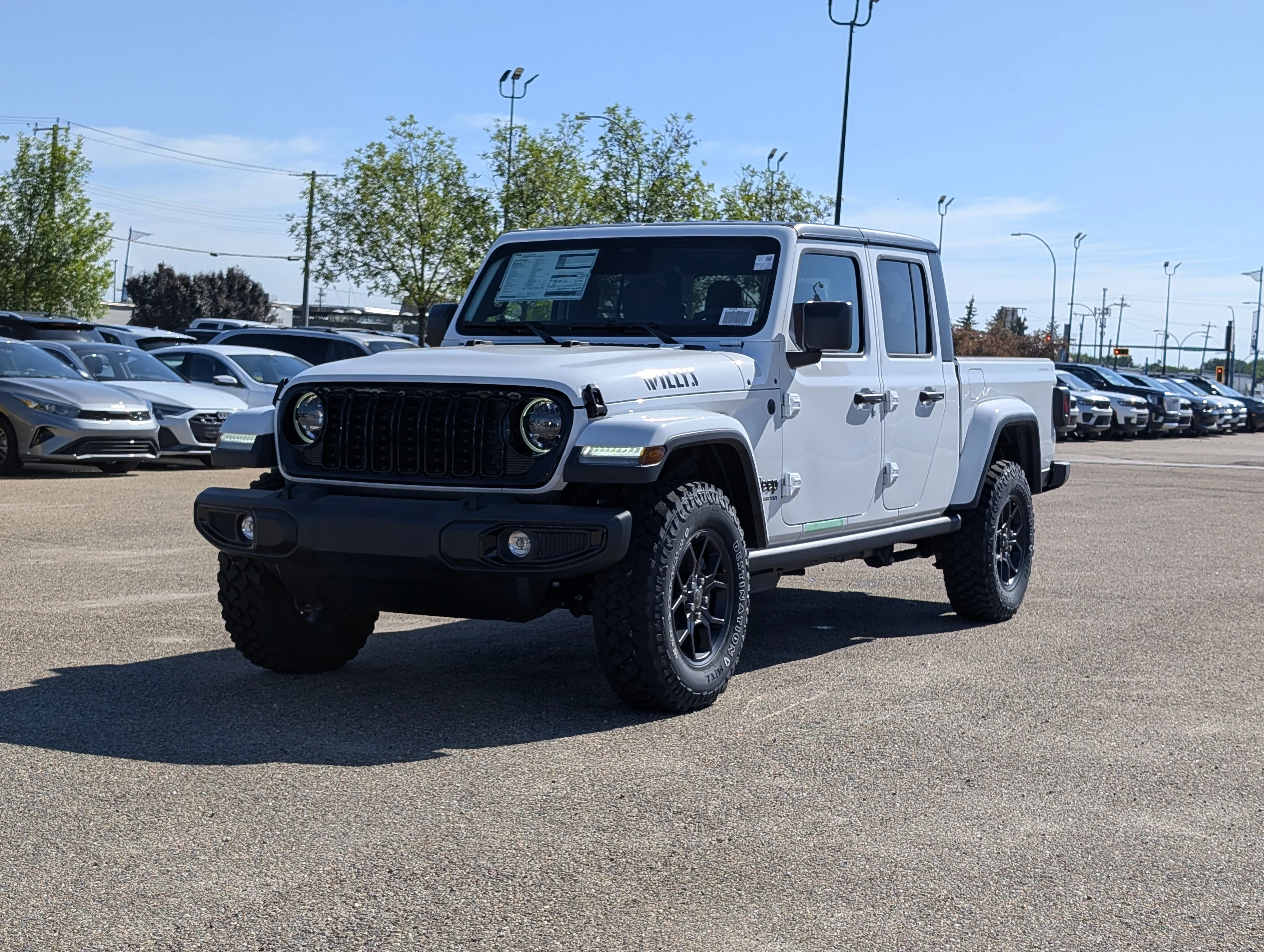 New 2026 Bright White Jeep Willys image 2