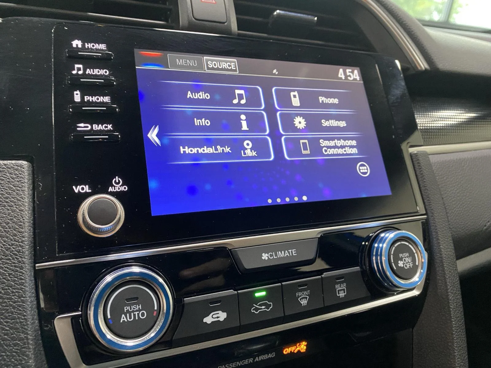 Used 2021 Aegean Blue Metallic Honda Sport image 22