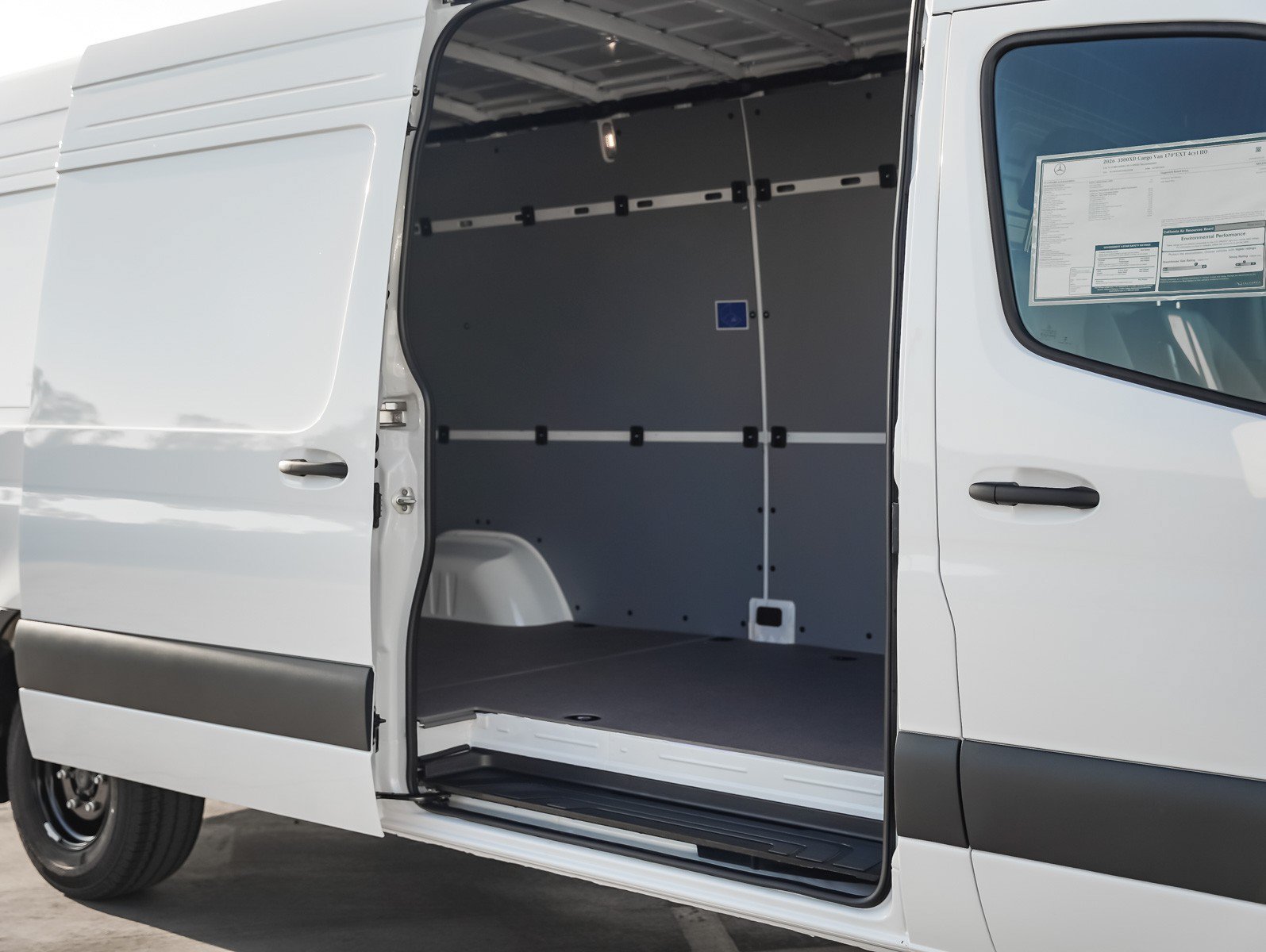 New 2026 Arctic White Mercedes-Benz 3500XD High Roof I4 Diesel HO 170 Extended RWD image 12