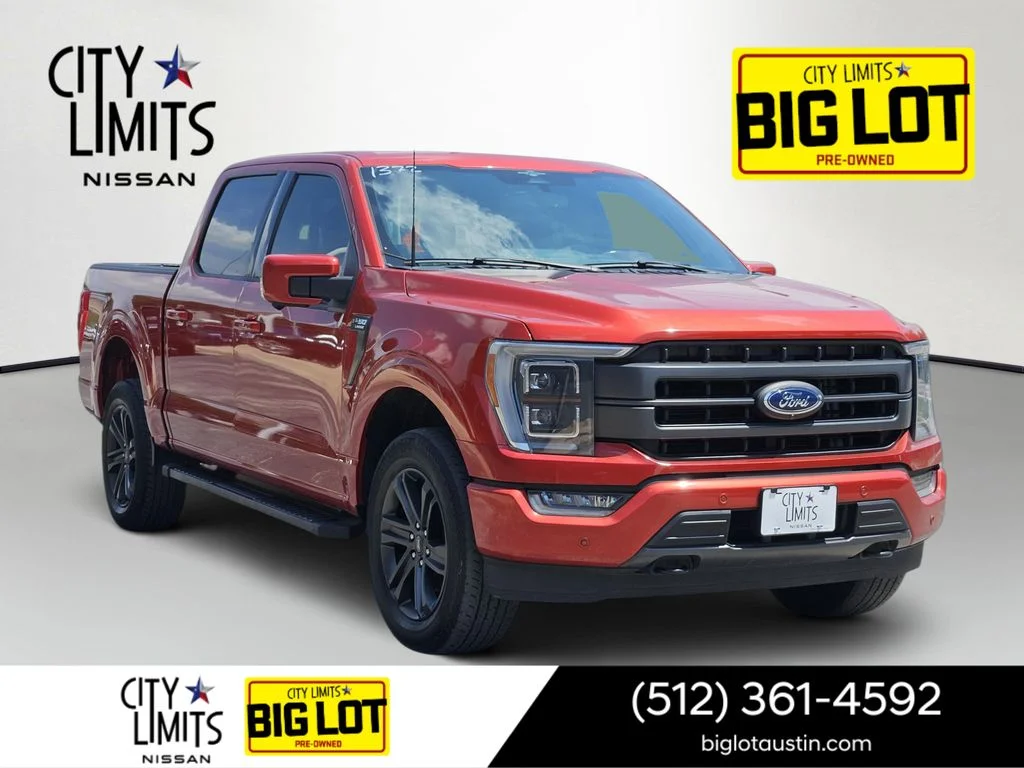 Used 2023 Red Ford Lariat image 1