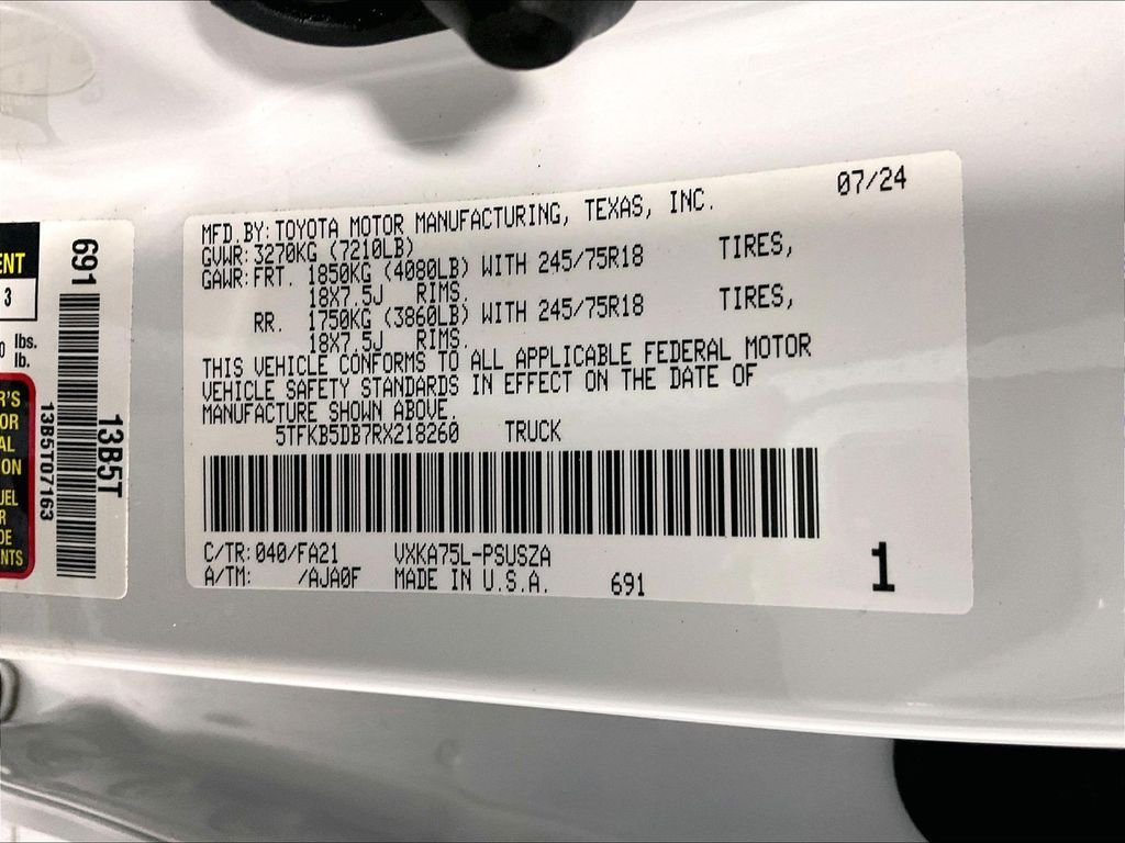 Certified Used 2024 White Toyota SR image 36
