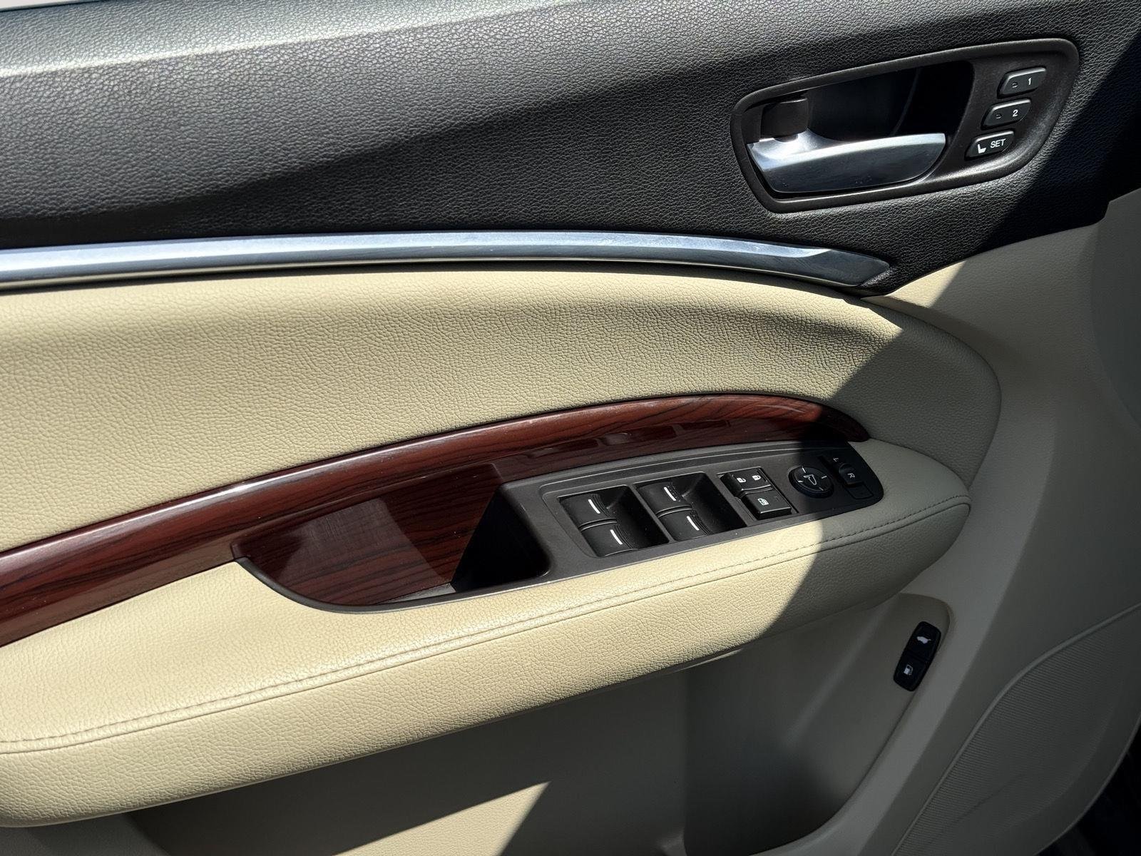 Used 2015 Dark Cherry Pearl Acura Tech/Entertainment Pkg image 9