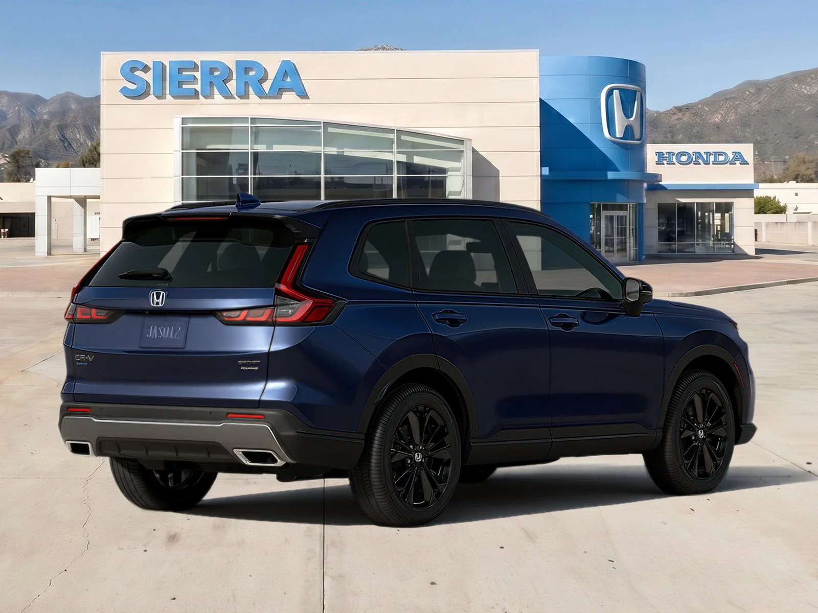 New 2026 Canyon River Blue Metallic Honda AWD Sport Touring Hybrid image 3