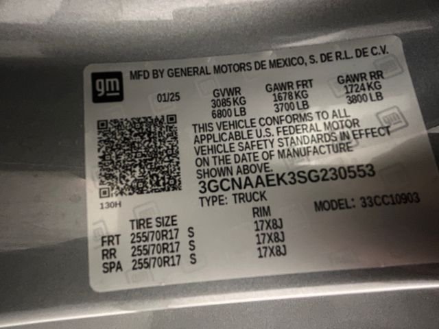 Used 2025 Gray Chevrolet WT image 20