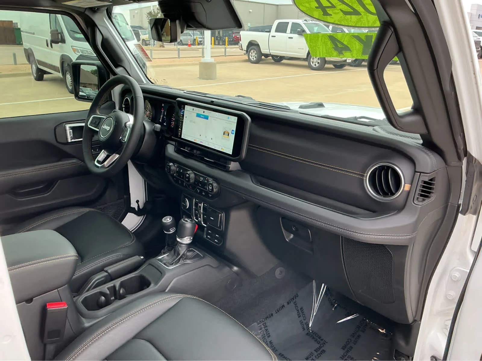 Used 2024 Bright White Clearcoat Jeep Sahara image 21