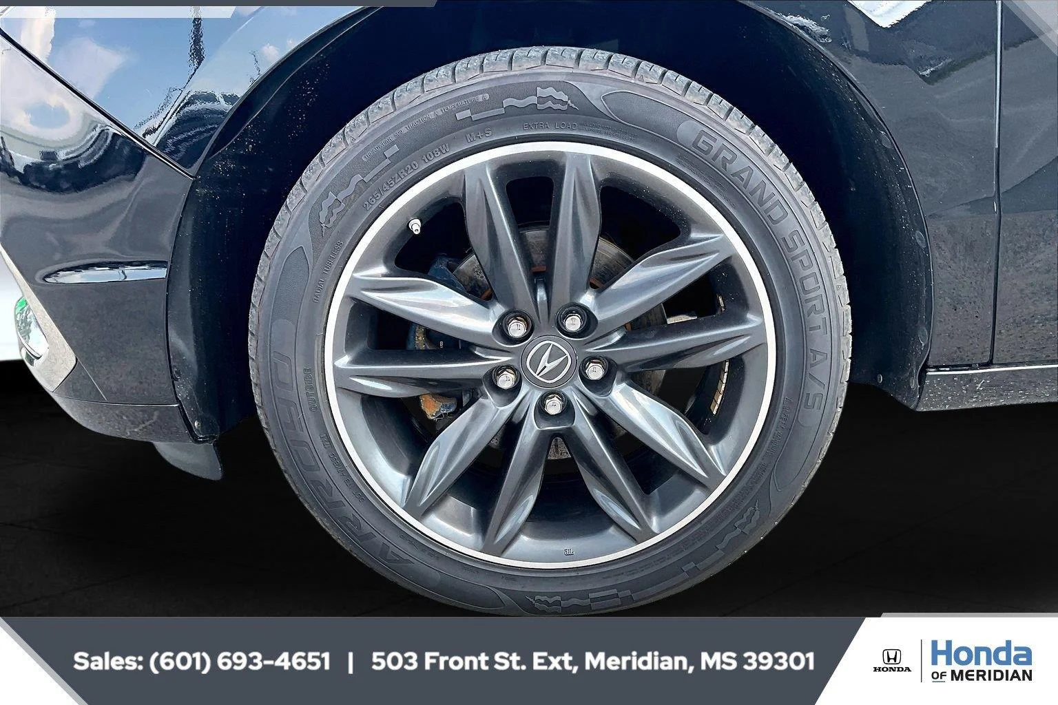 Used 2020 Majestic Black Pearl Acura SH-AWD w/Tech w/A-SPEC image 7