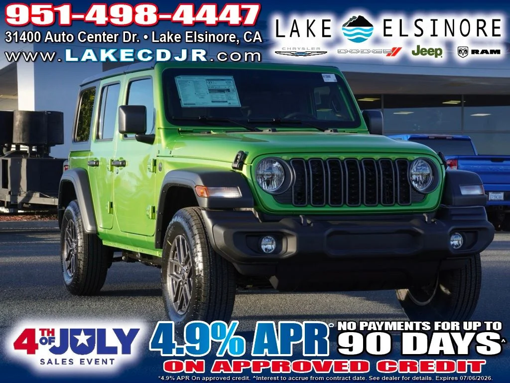 New 2026 Mojito Clear-Coat Exterior Paint Jeep 4-Door Sport S image 1