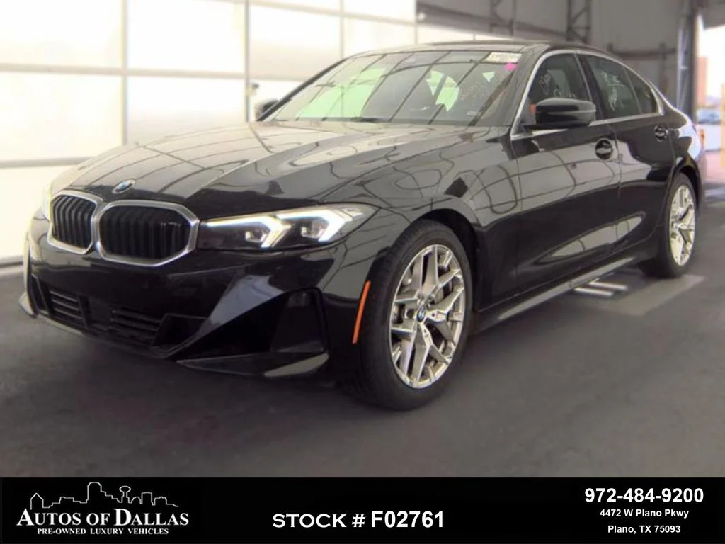 Used 2025 Black BMW 330i image 1