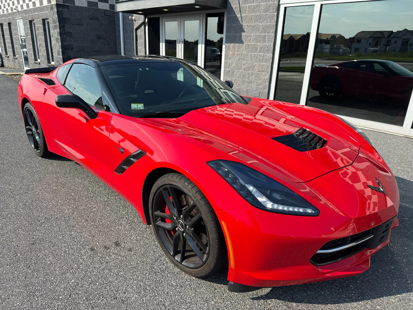 Used 2015 Torch Red Chevrolet Z51 3LT image 2