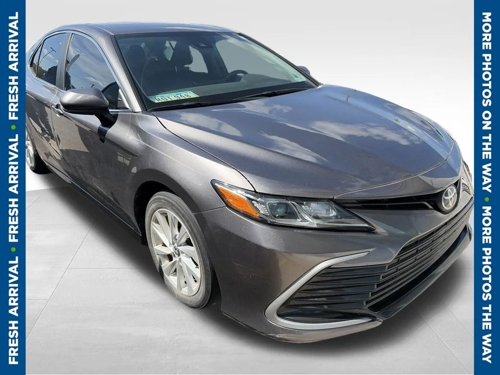 Certified Used 2021 Gray Toyota LE image 1