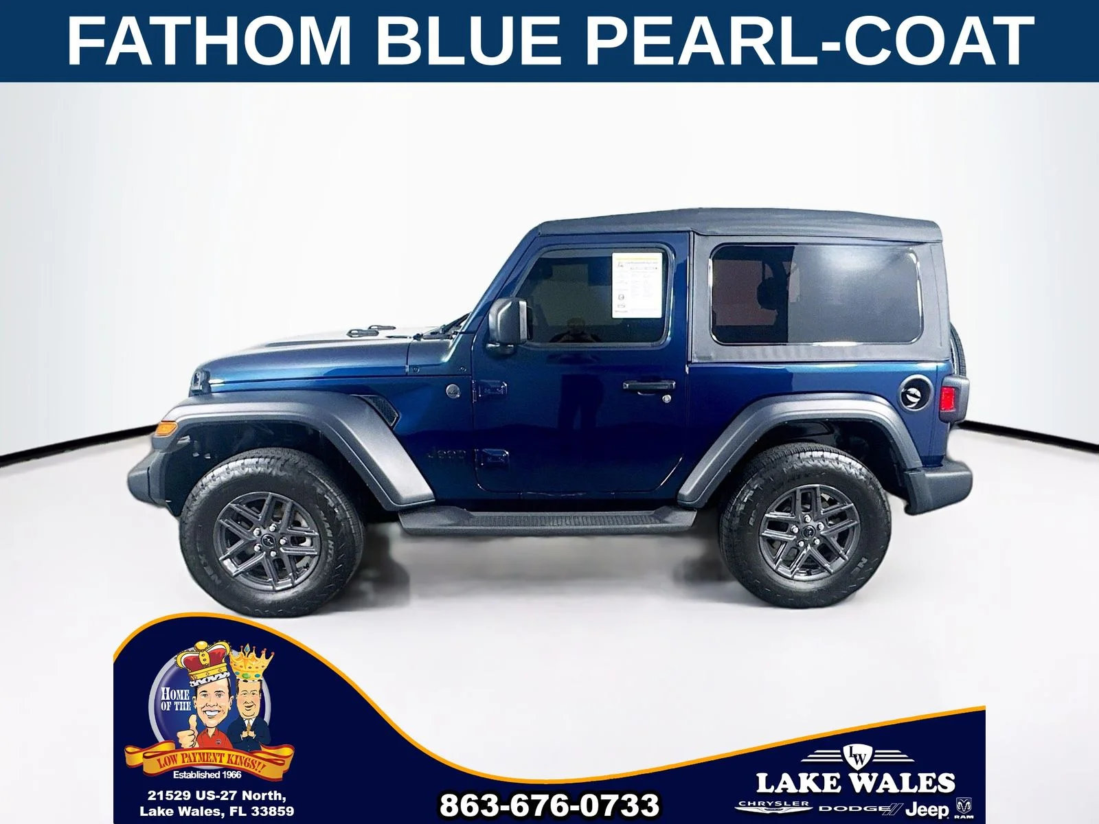 Used 2025 Blue Jeep Sport S image 4