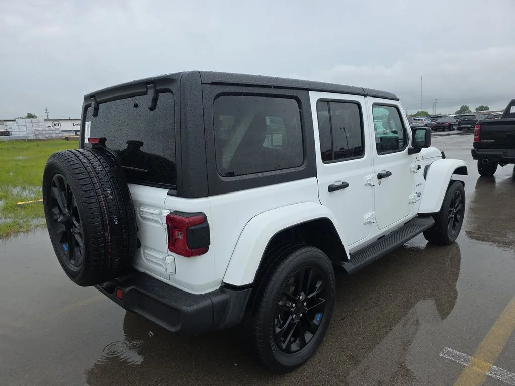 Used 2023 White Jeep Sahara 4xe image 2