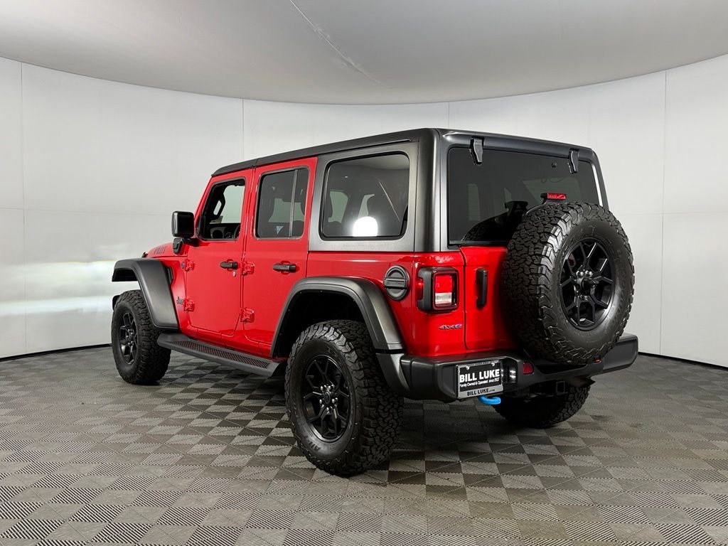 Certified Used 2024 Red Jeep Willys 4xe image 9