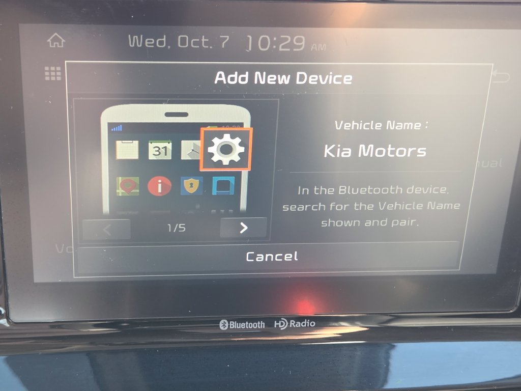 Used 2021 Neptune Blue Kia EX image 12