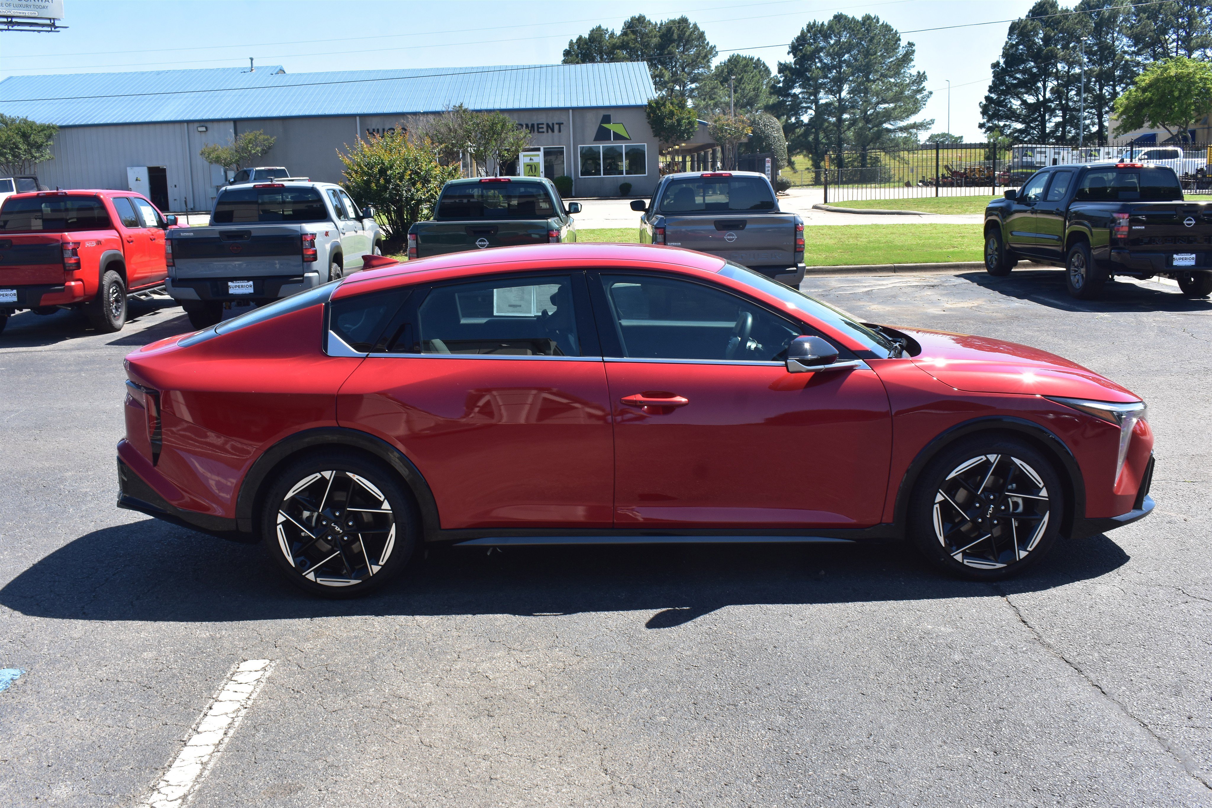 Used 2025 Currant Red Kia GT-Line image 4