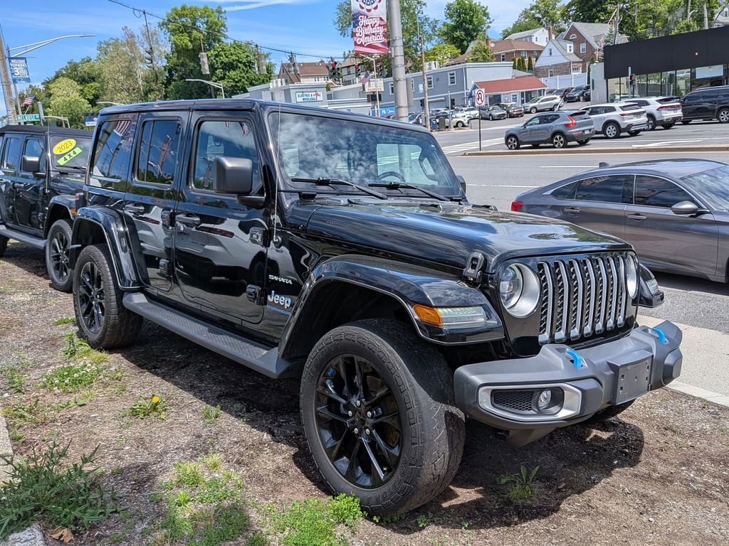 Used 2023 Black Jeep Sahara 4xe image 3