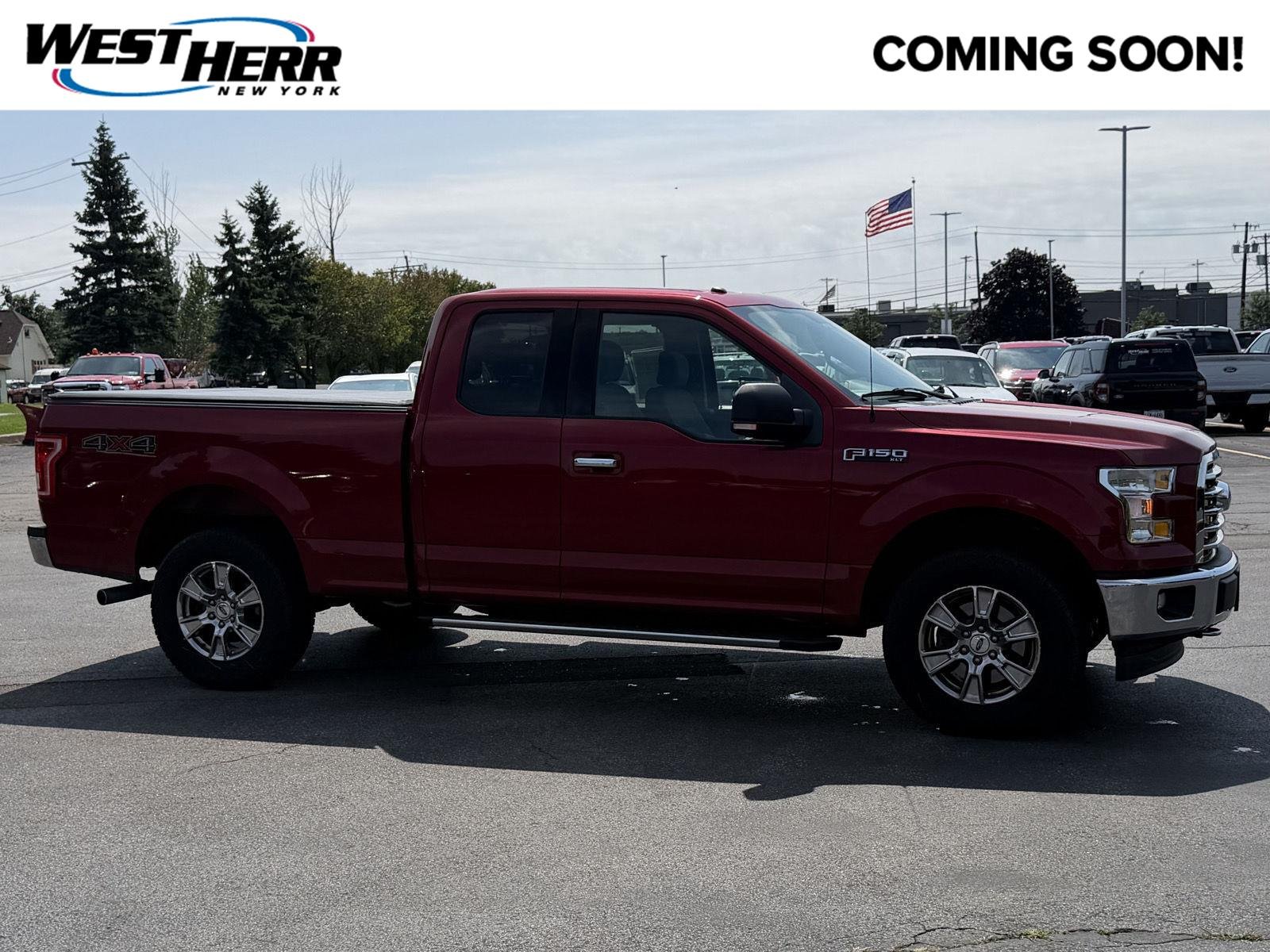 Used 2017 Ruby Red Metallic Tinted Clearcoat Ford XLT image 1