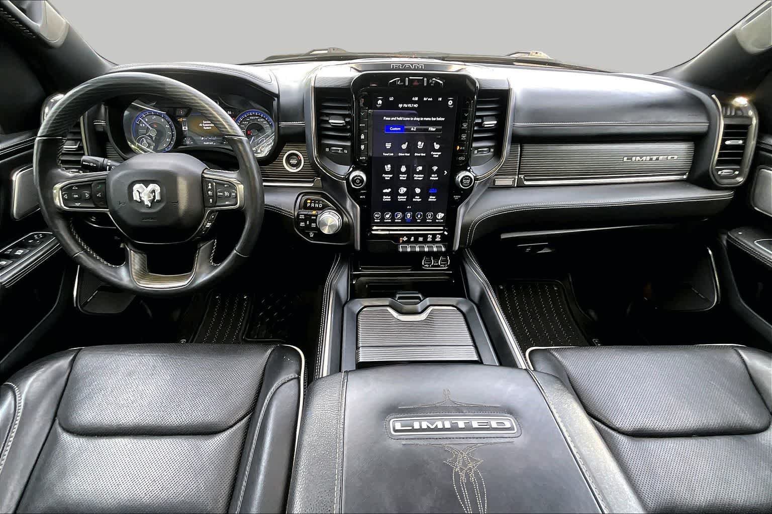 Used 2020 Granite Crystal Clearcoat Metallic Ram Limited image 15