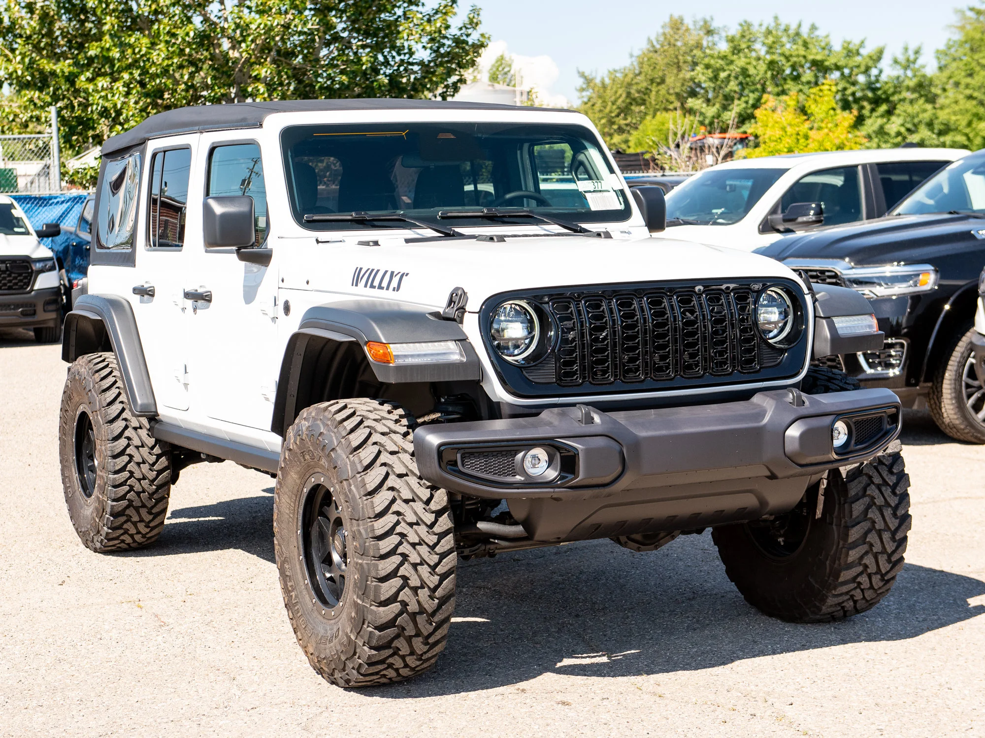New 2026 White Jeep Willys*, 3.5 Inch Lift, 37 Inch Tires image 8