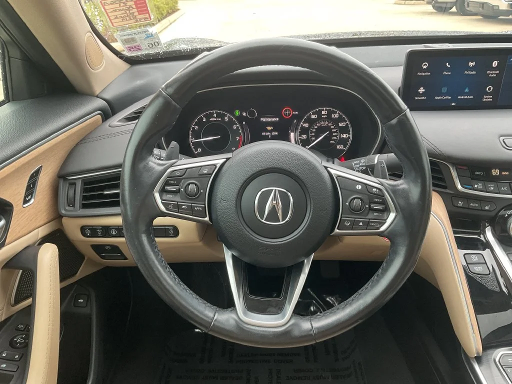Used 2021 Black Acura Advance image 20