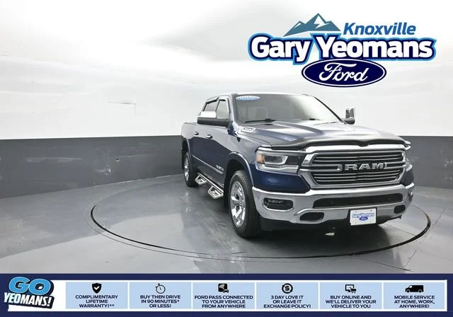 Certified Used 2020 Patriot Blue Pearlcoat Ram Laramie image 1