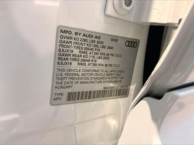 New 2026 White Audi S line image 9