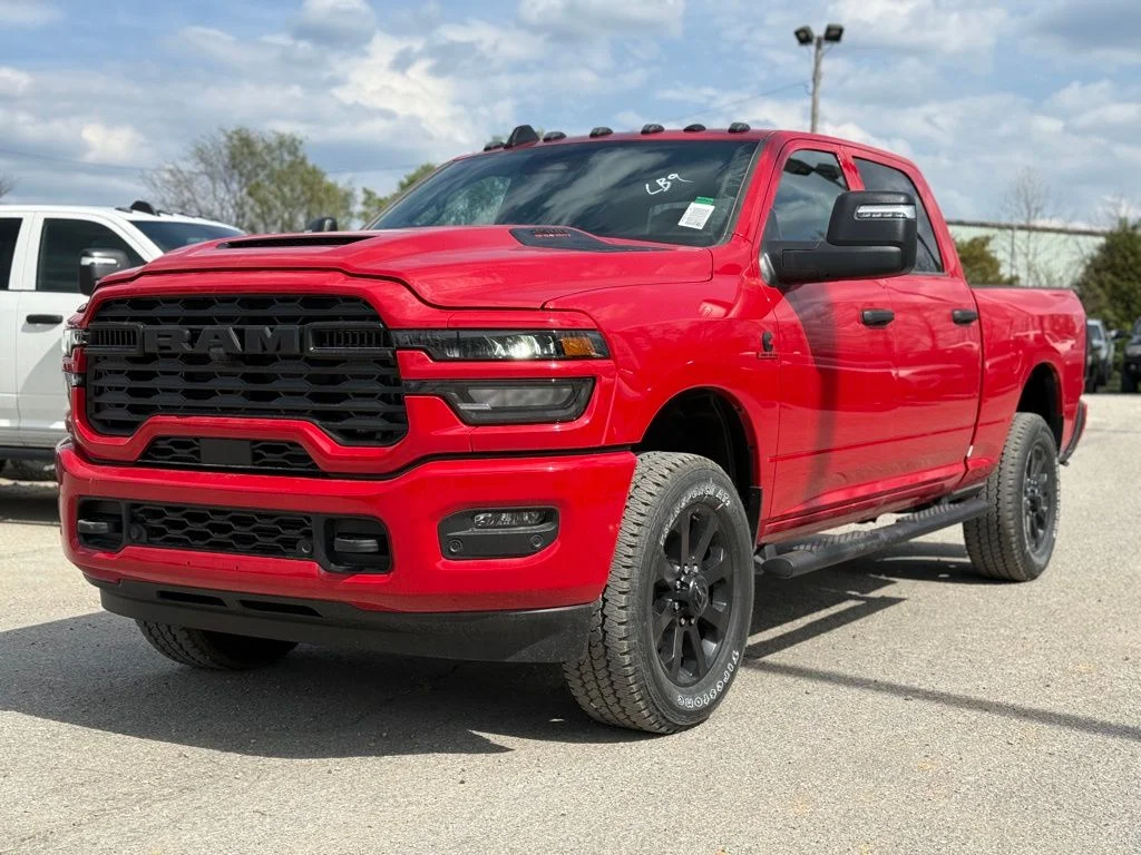 New 2026 Flame Red Clear-Coat Exterior Paint RAM Tradesman image 2