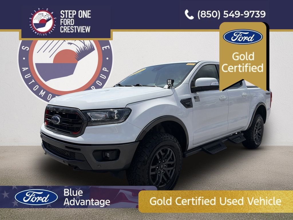 Certified Used 2021 Oxford White Ford Lariat image 1