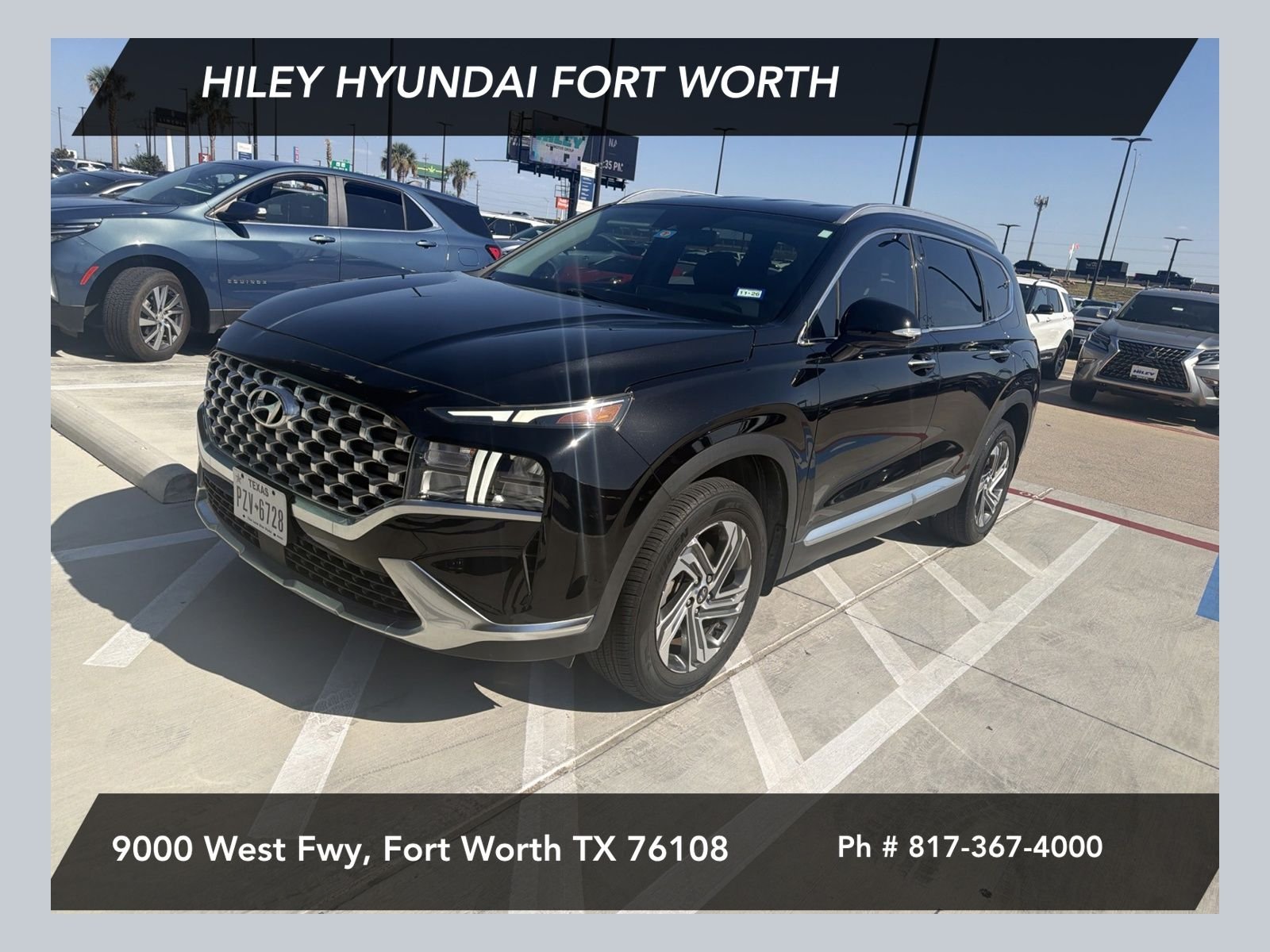 Certified Used 2022 Twilight Black Hyundai SEL image 1