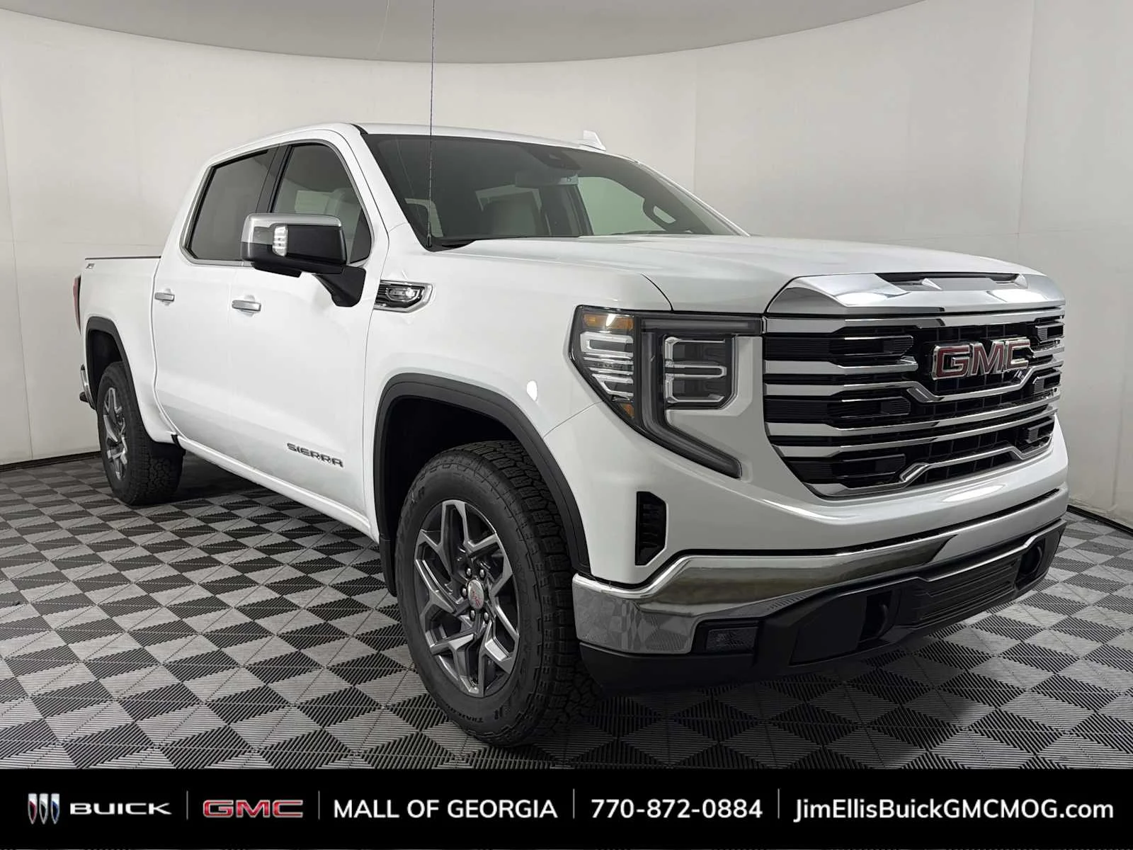 New 2026 Summit White GMC SLT image 1